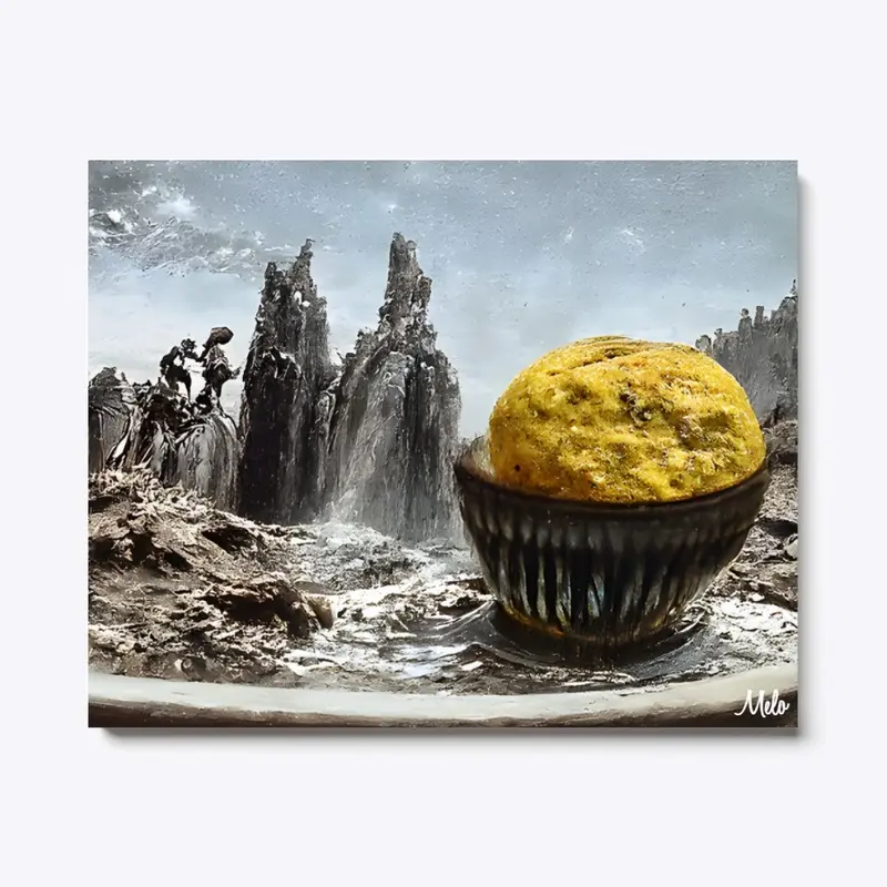 Planet Muffin - Canvas Art Print