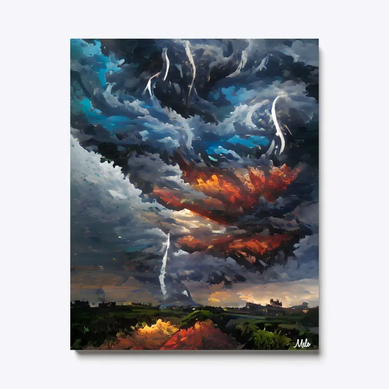 Thunder Road - Digital Art Print