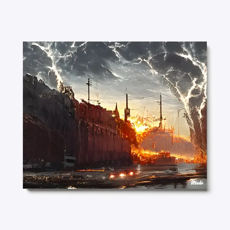 Climate - Digital Art Canvas Print